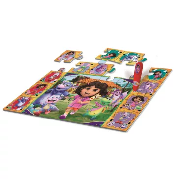   Dóra, a felfedező Adventure interaktív 24 db-os puzzle Clementoni
