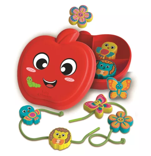 Fűzős Montessori baba játék Clementoni