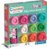 Színes Clemmy Unicorn puha építőkocka szett 10 db-os figurával Clementoni