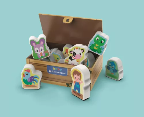 Színes interaktív Cute állatfarm Clementoni