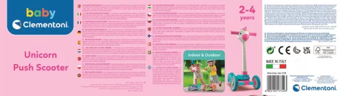 Háromkerekű Pink unikornis roller Clementoni
