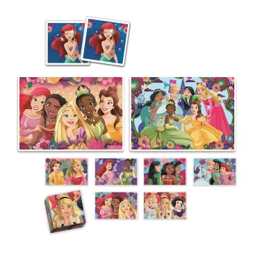   Disney Hercegnők Bonding 4 az 1-ben játékgyűjtemény Clementoni