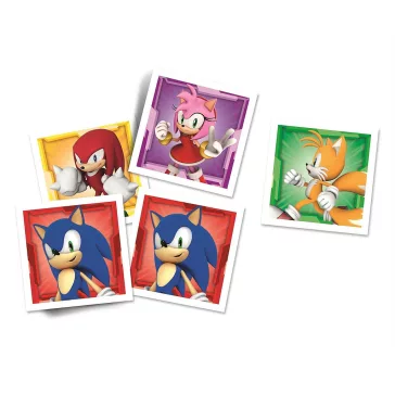   Sonic a sündisznó Characters memóriajáték 48 db-os Clementoni