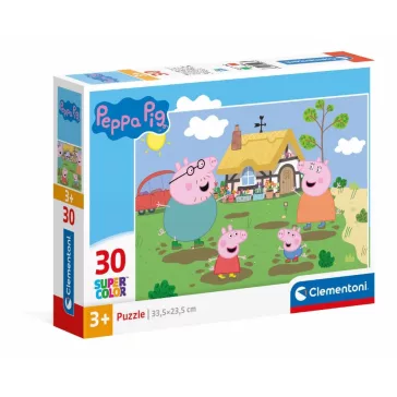 Peppa malac Mud 30 db-os puzzle Clementoni