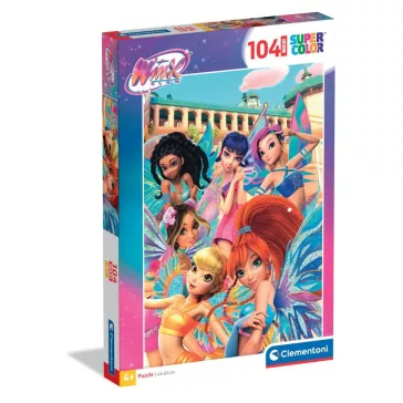 Winx Club Fairy 104 db-os maxi puzzle Clementoni