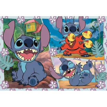   Disney Lilo és Stitch, A csillagkutya Plasma Blaster 104 db-os maxi puzzle Clementoni