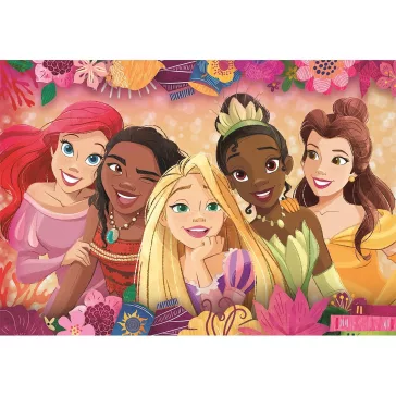   Disney Hercegnők Flower Frame 24 db-os maxi puzzle Clementoni