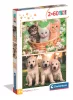 Állatos Brothers in Fur 2x60 db-os puzzle Clementoni