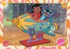 Disney Lilo és Stitch, A csillagkutya Galactic Vacation 2x60 db-os puzzle Clementoni
