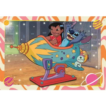   Disney Lilo és Stitch, A csillagkutya Galactic Vacation 2x60 db-os puzzle Clementoni