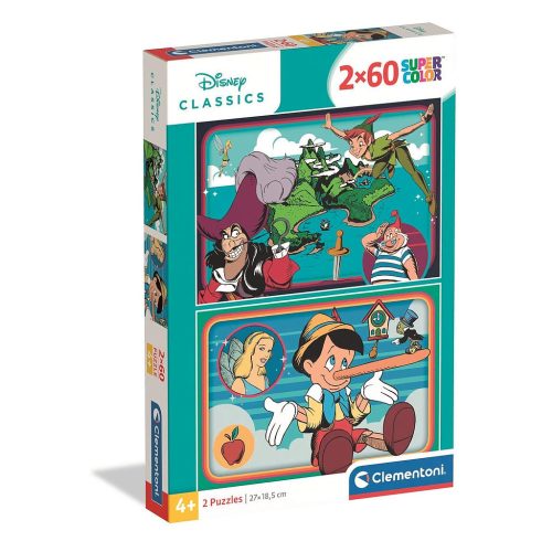 Disney Classics Adventure 2x60 db-os puzzle Clementoni