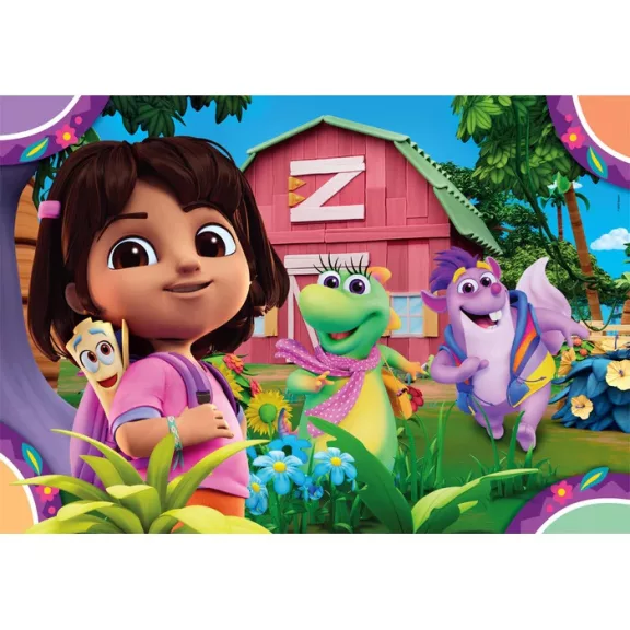 Dóra, a felfedező Garden 2x20 db-os puzzle Clementoni