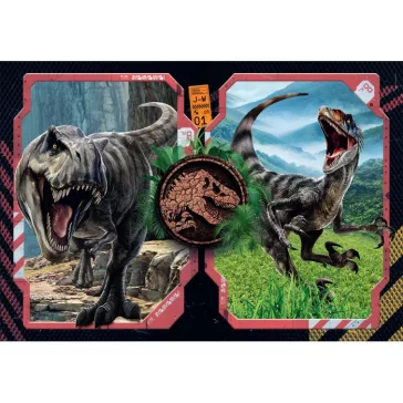 Jurassic World Danger Zone 2x60 db-os puzzle Clementoni