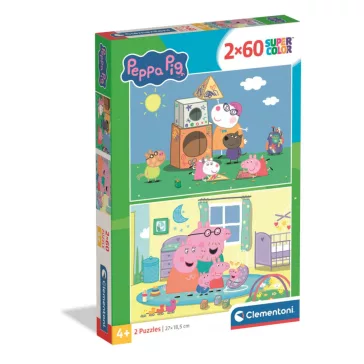 Peppa malac Family Fun 2x60 db-os puzzle Clementoni