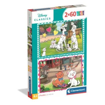 Disney Classics Love 2x60 db-os puzzle Clementoni