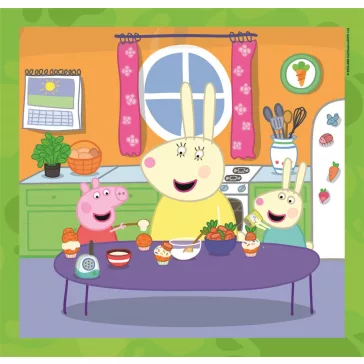 Peppa malac Family 3x48 db-os puzzle Clementoni