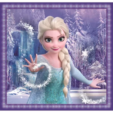 Disney Jégvarázs Snowy Bond 3x48 db-os puzzle Clementoni