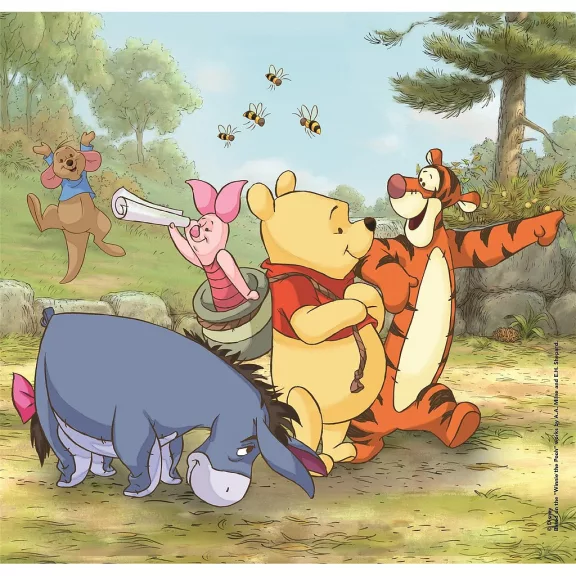 Disney Micimackó Honey Tree 3x48 db-os puzzle Clementoni