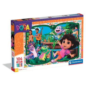 Dóra, a felfedező Forest 104 db-os maxi puzzle Clementoni