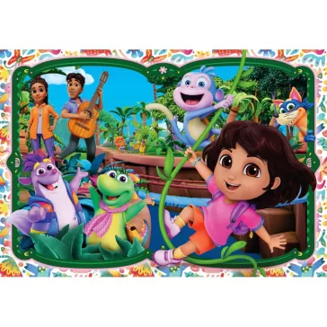Dóra, a felfedező Forest 104 db-os maxi puzzle Clementoni