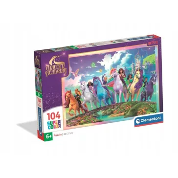 Unikornis Akadémia Mystic 104 db-os puzzle Clementoni