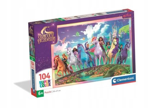 Unikornis Akadémia Mystic 104 db-os puzzle Clementoni