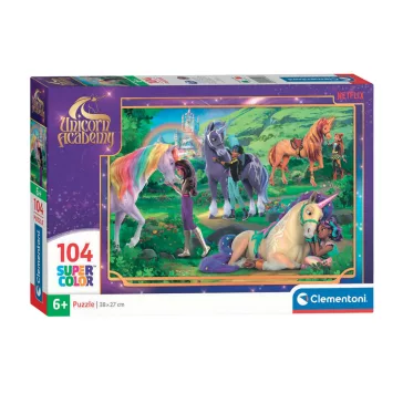 Unikornis Akadémia Meadow 104 db-os puzzle Clementoni