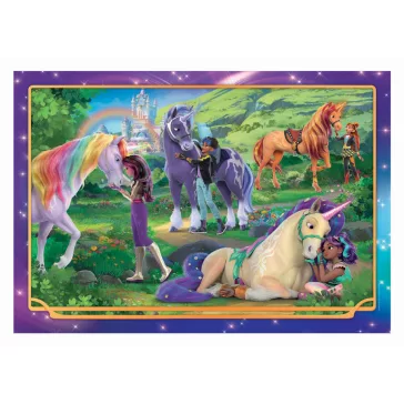 Unikornis Akadémia Meadow 104 db-os puzzle Clementoni