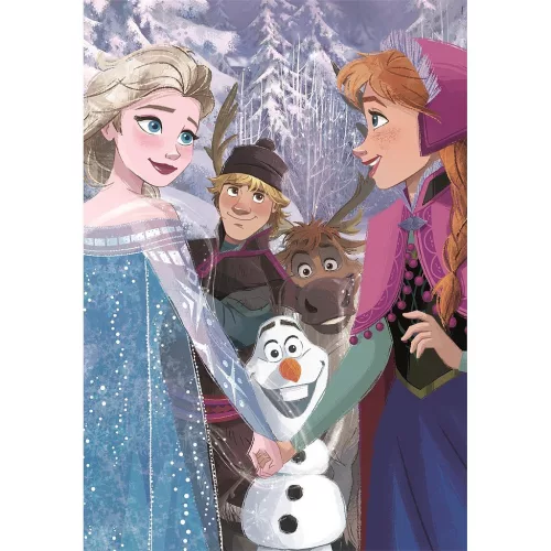 Disney Jégvarázs Holding Hands 104 db-os puzzle Clementoni
