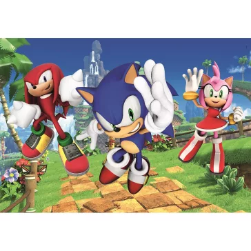   Sonic a sündisznó Amy Rose 104 db-os maxi puzzle Clementoni