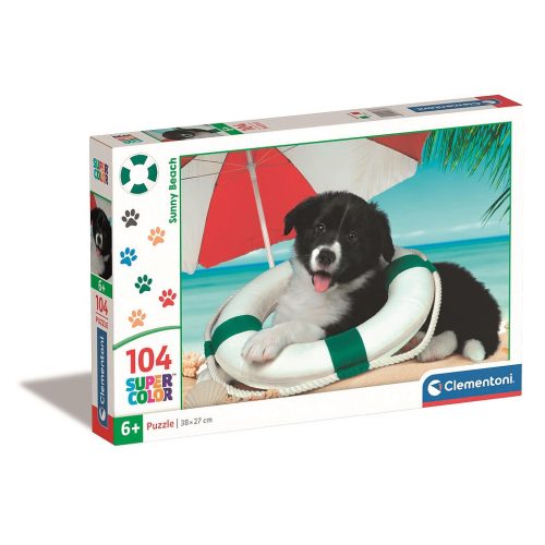 Kutyás Sunny Beach 104 db-os puzzle Clementoni