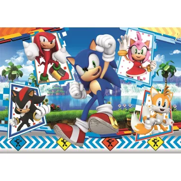   Sonic a sündisznó Green Hill 24 db-os maxi puzzle Clementoni