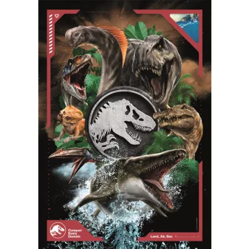 Jurassic World Dominance 180 db-os puzzle Clementoni