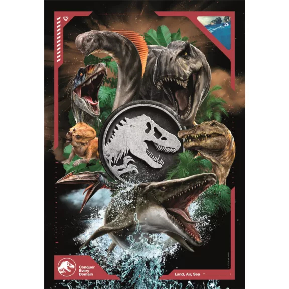 Jurassic World Dominance 180 db-os puzzle Clementoni