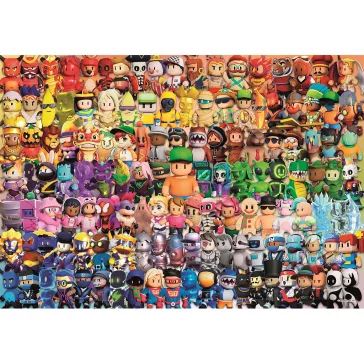   Stumble Guys Every Character 180 db-os Impossible puzzle Clementoni