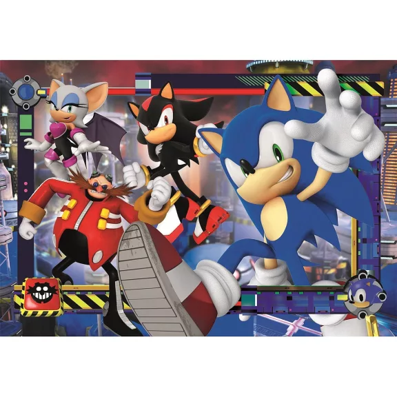 Sonic a sündisznó Spin Dash 180 db-os puzzle Clementoni