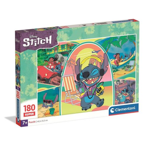 Disney Lilo és Stitch, A csillagkutya Summer 180 db-os puzzle Clementoni