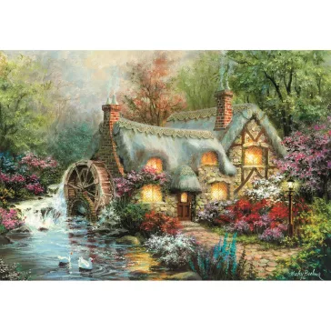   Vidéki táj Countryside 1500 db-os Compact puzzle Clementoni