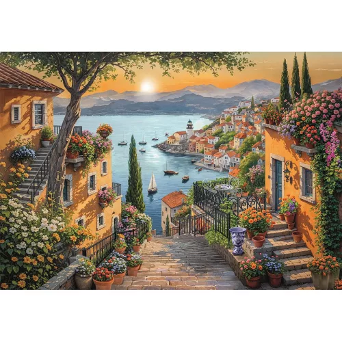 Kikötő Steps to Harbor 1500 db-os puzzle Clementoni