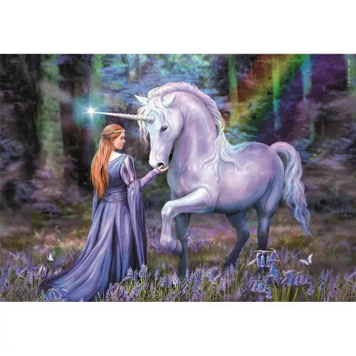 Anne Stokes Bluebell Wood 1500 db-os Compact puzzle Clementoni