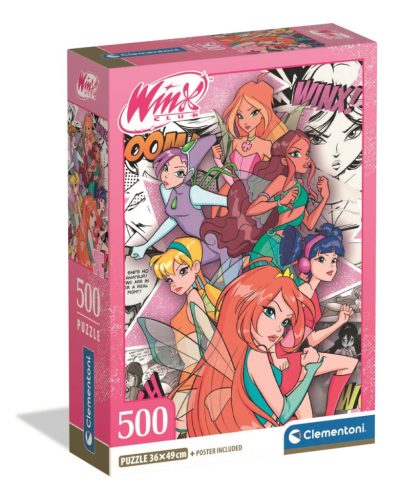 Winx Club Comic 500 db-os Compact puzzle Clementoni