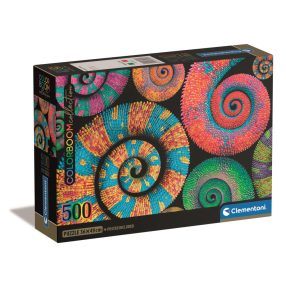 Színes Curly Tails 500 db-os Compact puzzle Clementoni