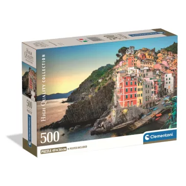 Olaszország Riomaggiore 500 db-os Compact puzzle Clementoni