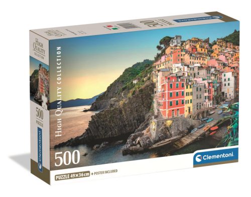 Olaszország Riomaggiore 500 db-os Compact puzzle Clementoni
