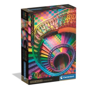   Színes lépcső Colorboom 500 db-os Compact puzzle Clementoni