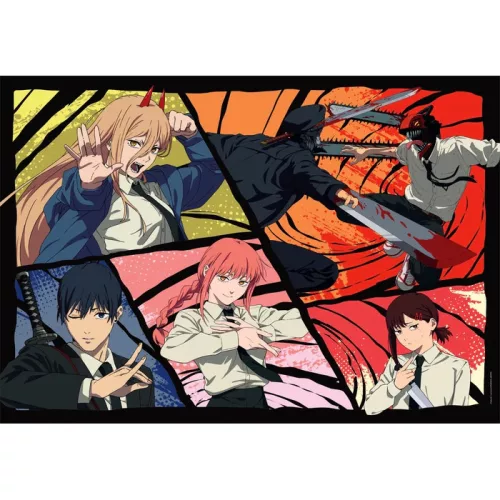 Chainsaw Man Devil Hunter 500 db-os Cube puzzle Clementoni