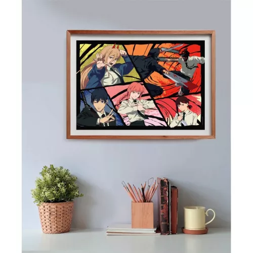 Chainsaw Man Devil Hunter 500 db-os Cube puzzle Clementoni