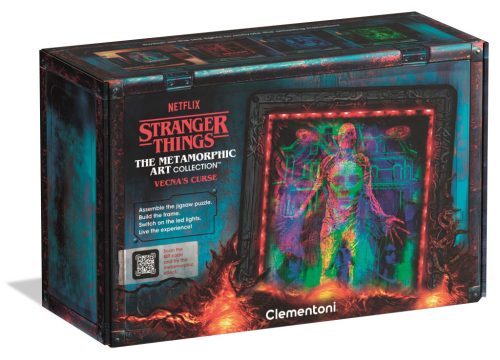 Stranger Things Vecna's Curse 520 db-os puzzle LED-es keretben Clementoni