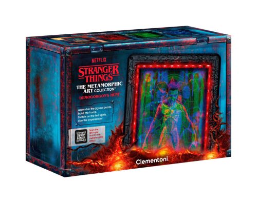 Stranger Things The Demogorgon 520 db-os puzzle LED-es keretben Clementoni