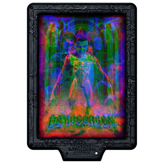 Stranger Things The Demogorgon 520 db-os puzzle LED-es keretben Clementoni